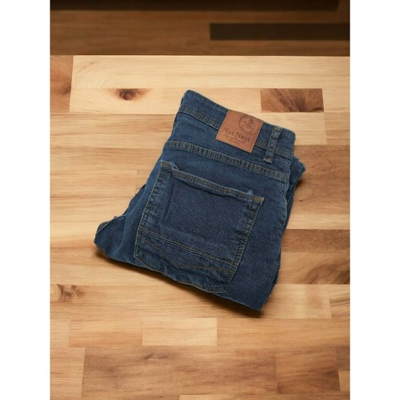 Nat Nast Luxury‎ Jeans Men's Size 30 Blue Wash Denim Straight Leg Stretch Casual - Picture 1 of 12